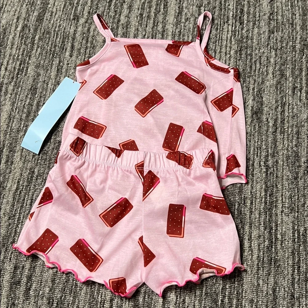 Cst & Jack - Ice Cream Sandwich Print Kids Pajamas Size XS (4/5)